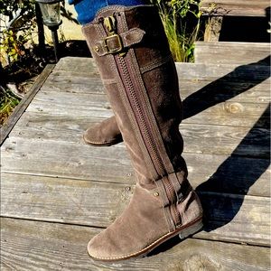 Michael Kors suede tall boots